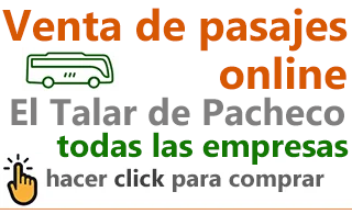 pasajes de micro talar de pacheco