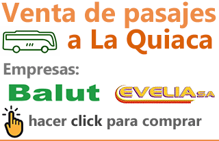 venta de pasajes a la quiaca